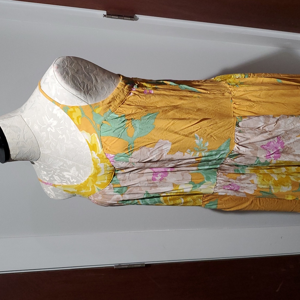 Z Supply Floral Maxi Sundress, Size M